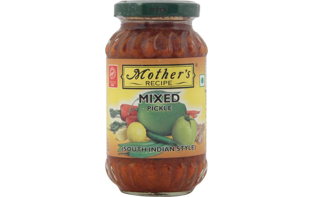 Mother's Recipe Mixed Pickle (South Indian Style)  Glass Jar  300 grams